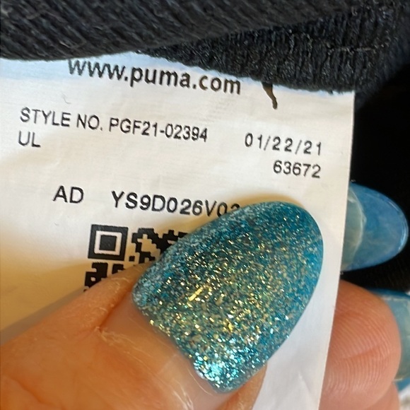 💐5/25 Puma toddler 24 months black pink athletic sweatshirt jacket - Picture 4 of 7